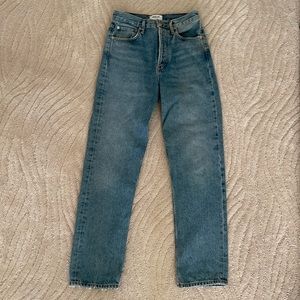Agolde High Rise 90s Pinch Waist Jeans, Navigate